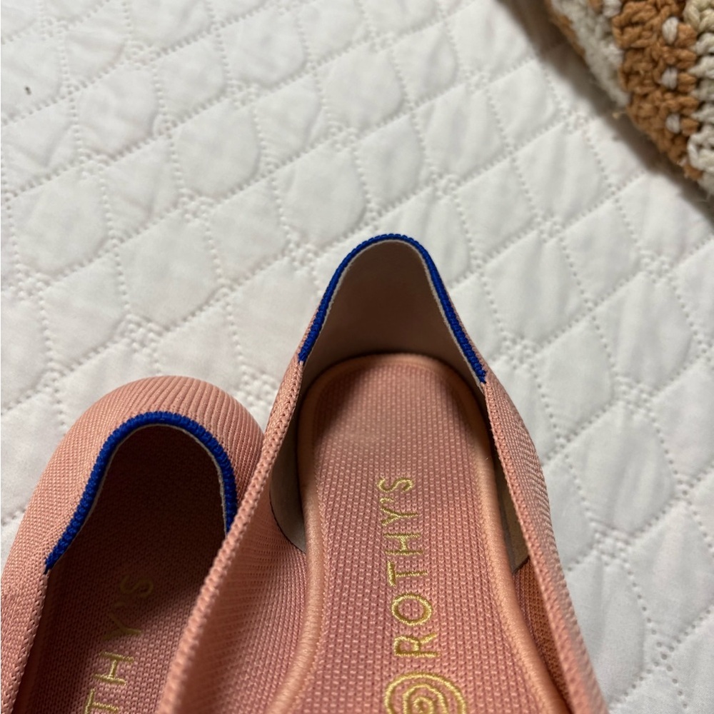 Rothy's Women's Pink Flats Round Toe - Picture 6 of 9